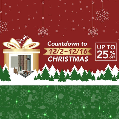 Countdown to Christmas: Up to 25% Off Awaits!