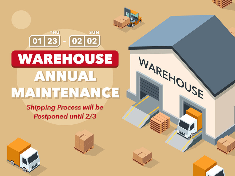 2025 Warehouse Annual Maintenance Notice