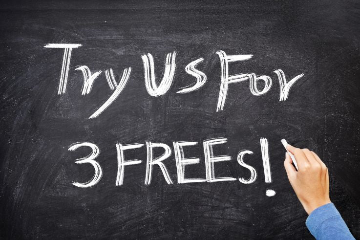 Try Us For 3 FREEs! – GoDear Design