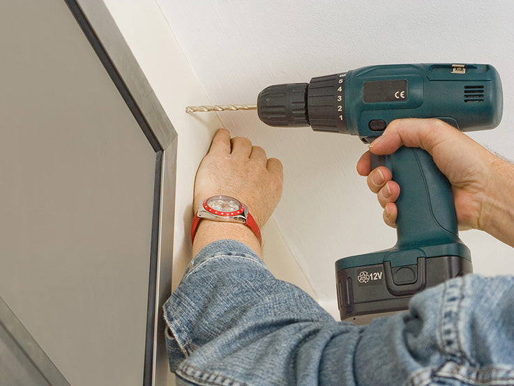 how to install panel blinds