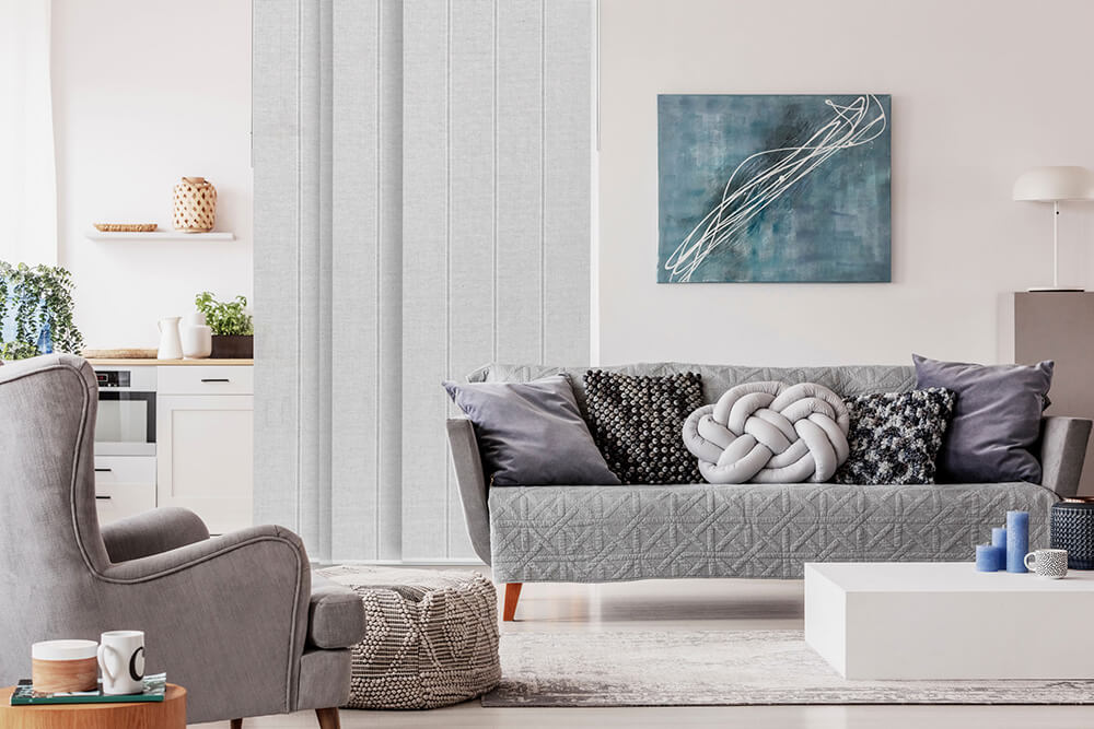 Window Treatment Ideas: Installing 2 Sets of Sliding Panel Track Blinds