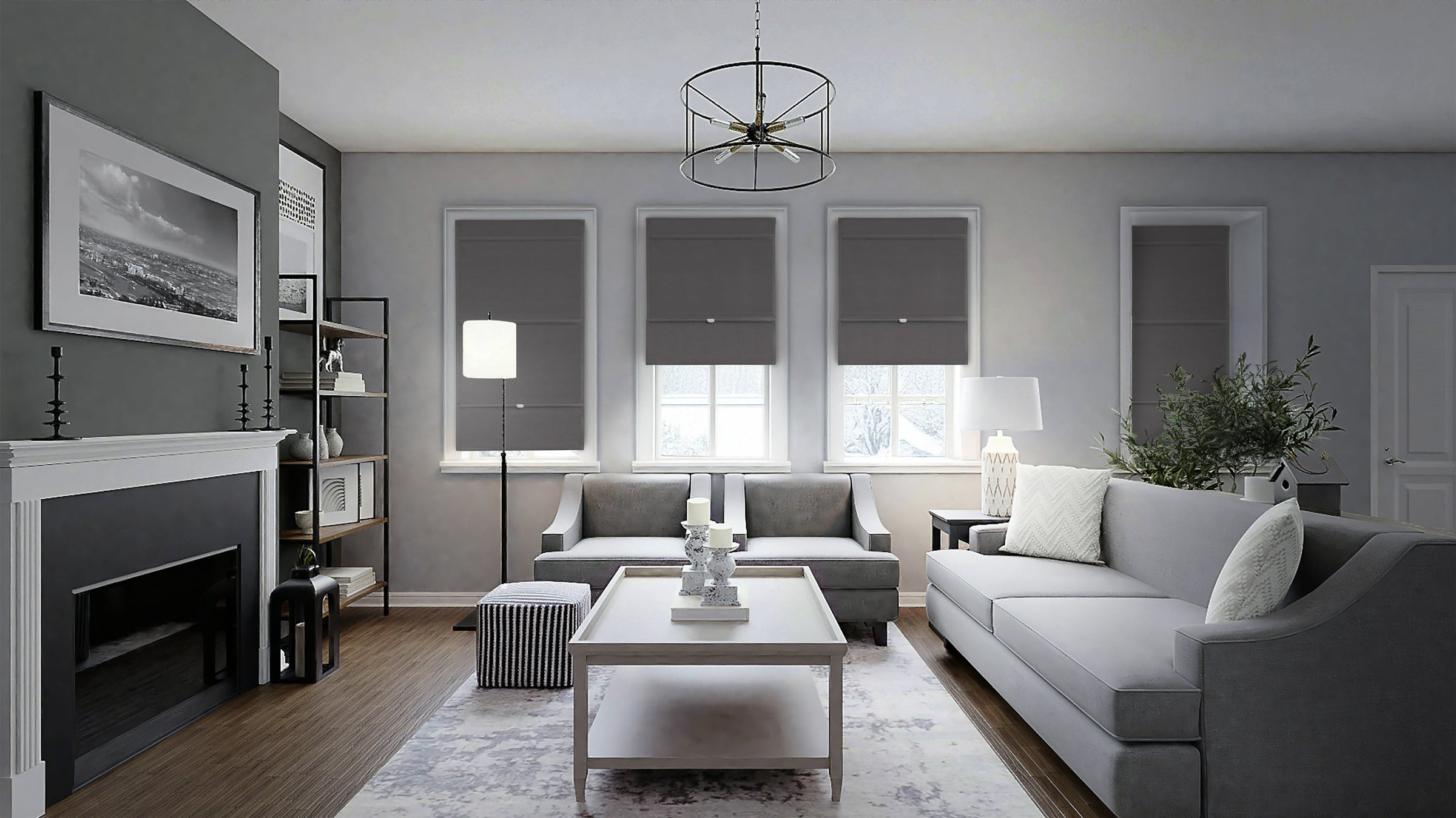 Magnetic Roman Shades