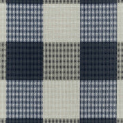 GoDear Design Plaid pattern fabric with blue, gray, and white colors