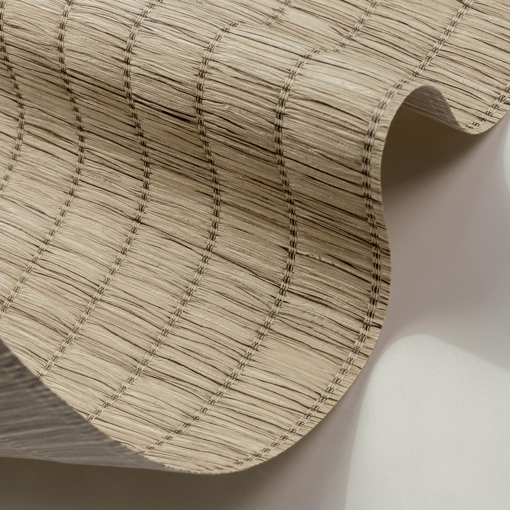 Close-up of a textured beige surface with a white background