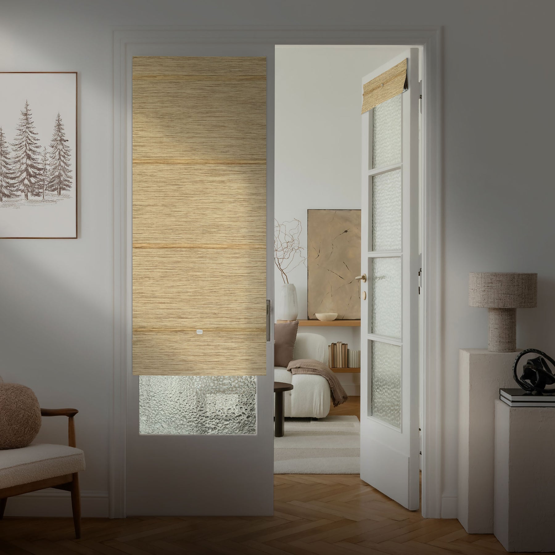 Magnetic Roman Shades 99.99% blackout