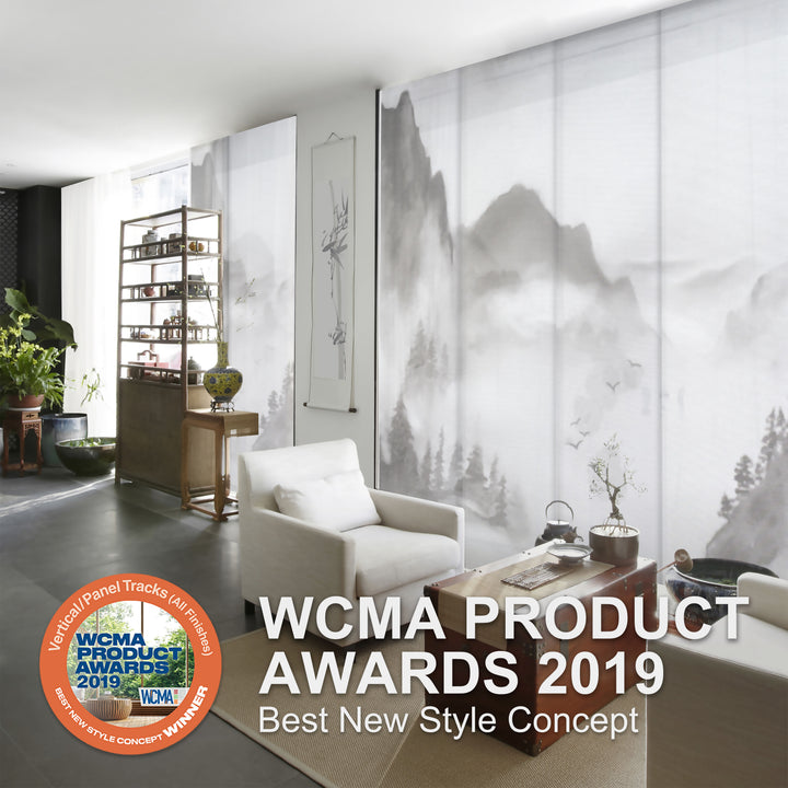 GoDear Design_Modern living room with aWCMA Product Awards 2019 Best New Style Concept badge.