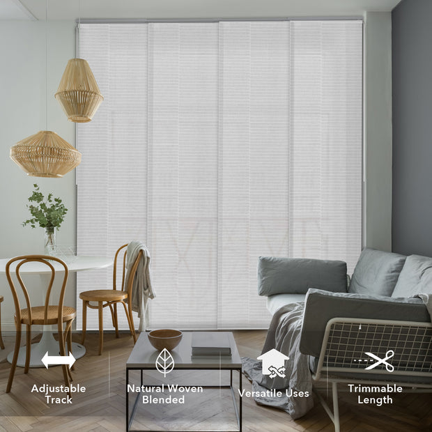 Zipper Sheer Patio Door Blinds