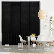 GoDear Design Black curtain with dining area in the background