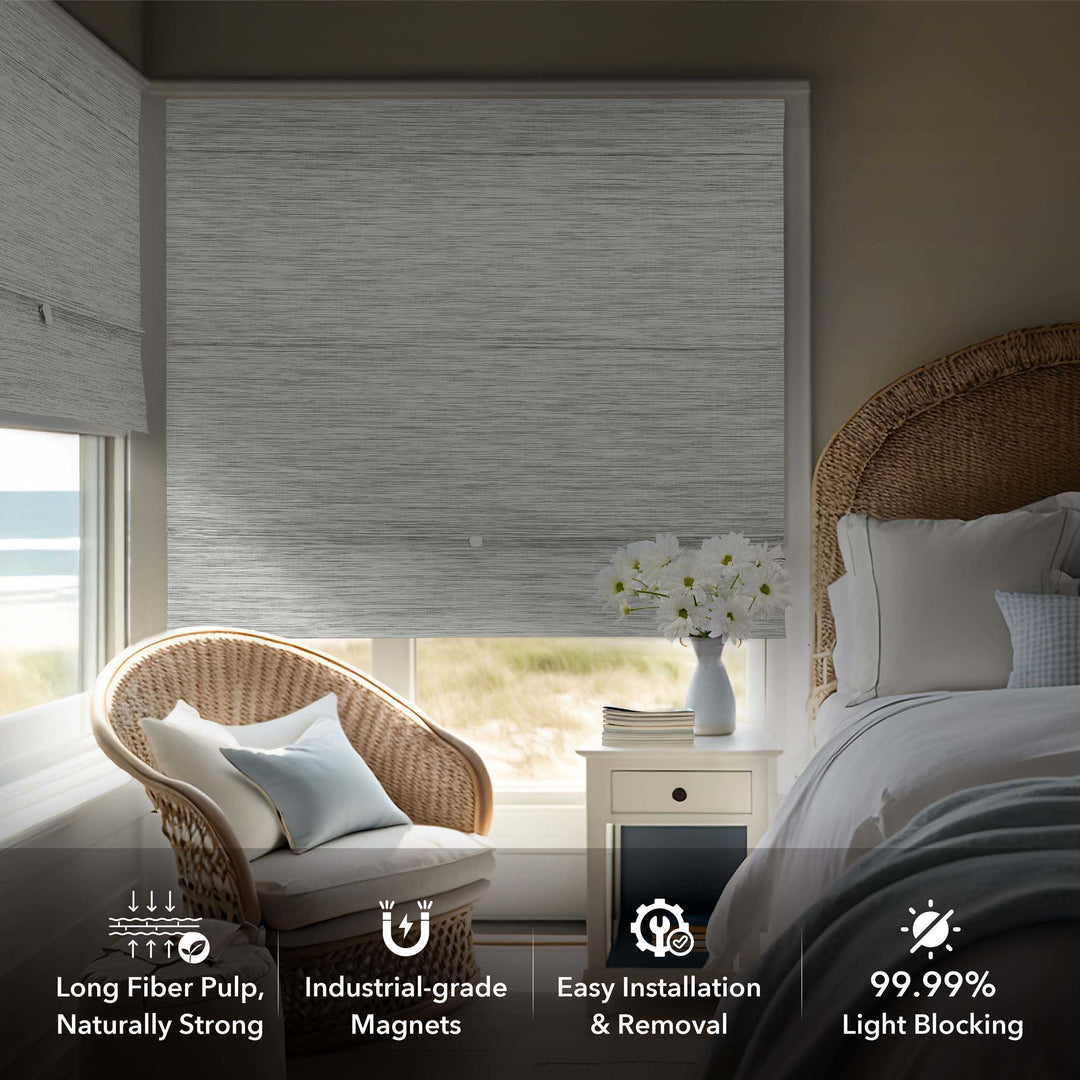 Living Room Roman Shades