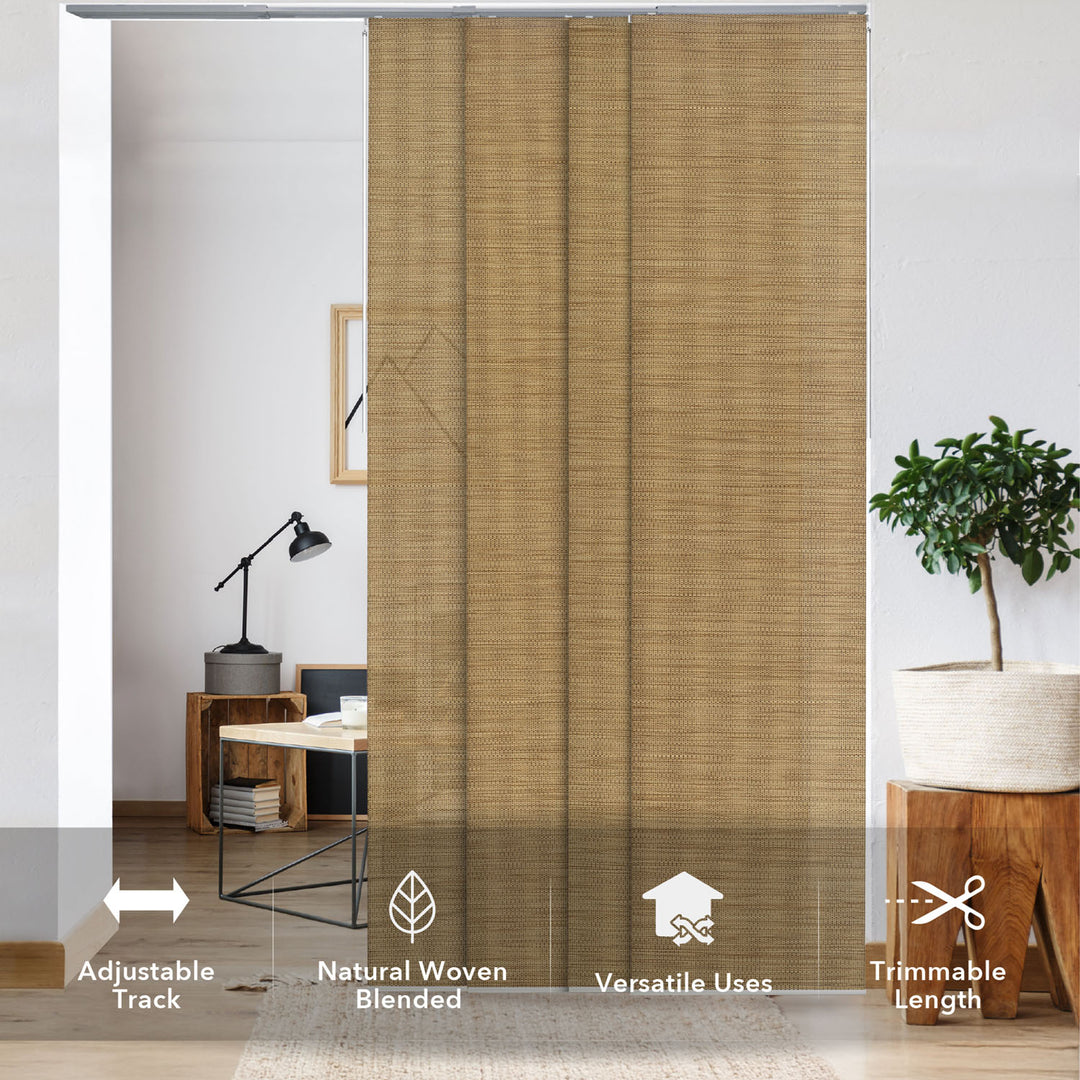 Pecan room divider home office
