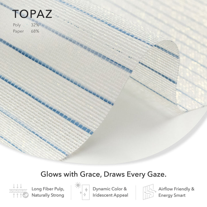 Topaz close up and fabric materials