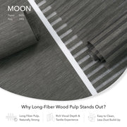 GoDear Design Roll of black wood pulp paper with text highlighting features
