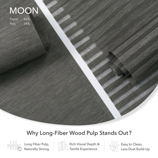 GoDear Design Roll of black wood pulp paper with text highlighting features