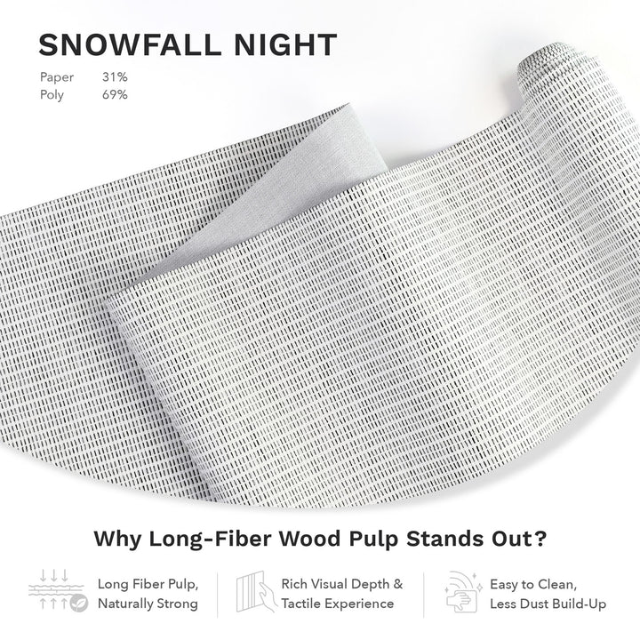 Snowfall Night fabric design materials