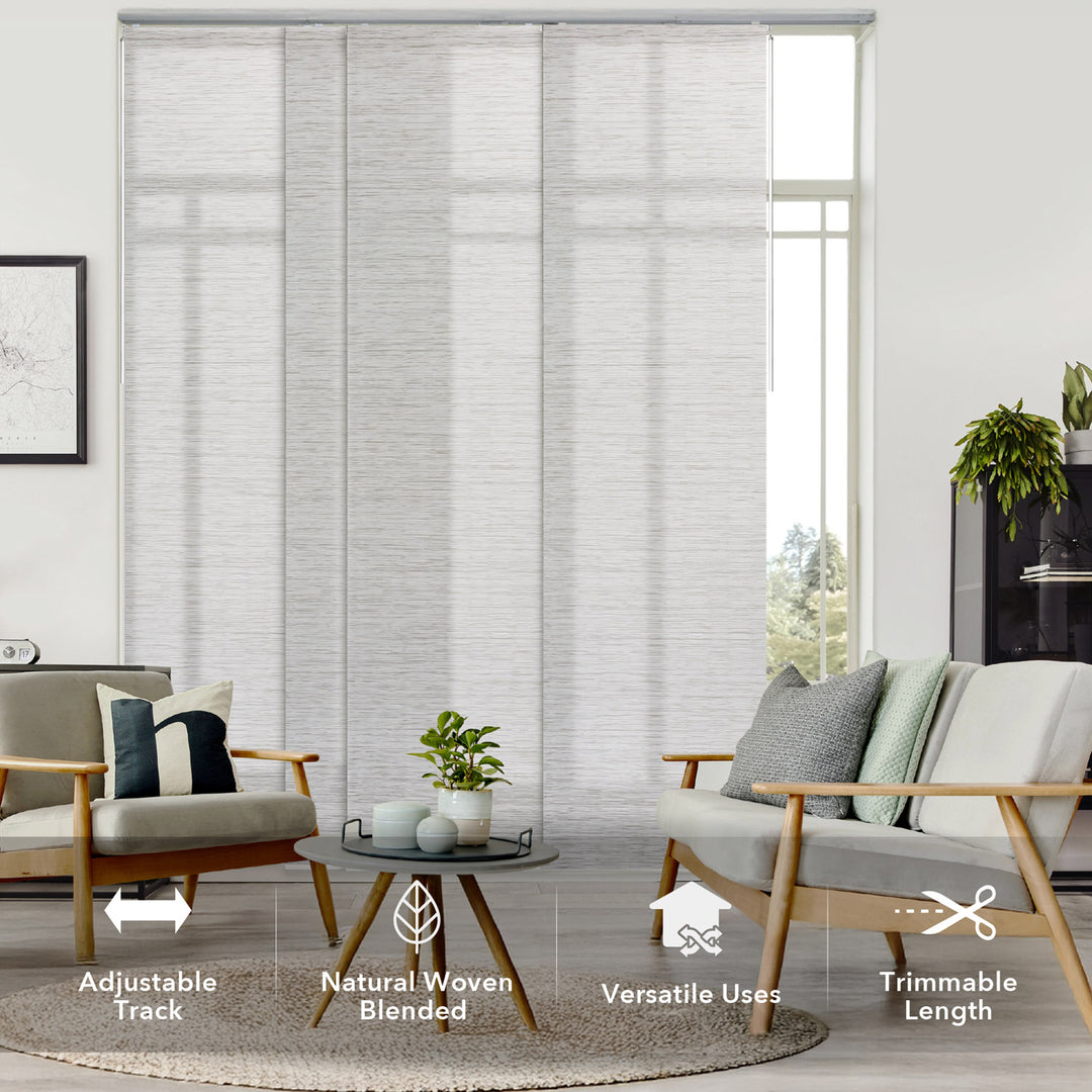 Mica window coverings for large windows