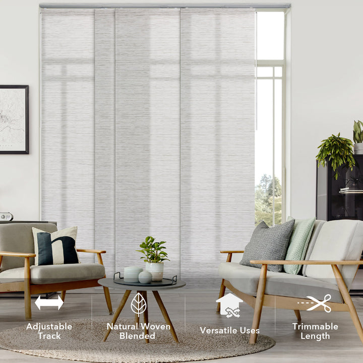 Mica window coverings for large windows