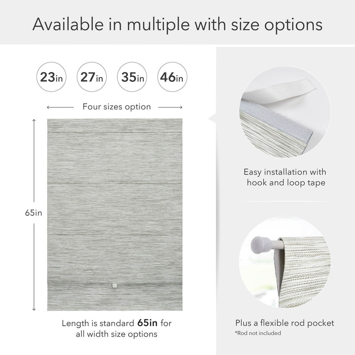 Modern blackout window shades