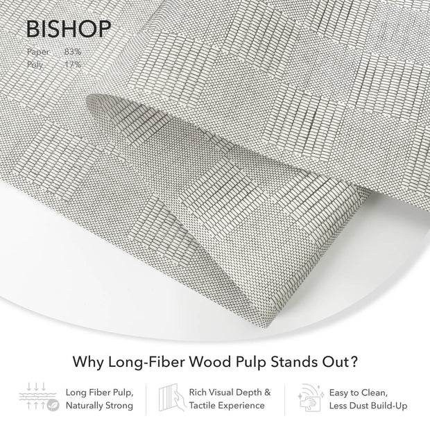 GoDear Design Sheet of paper with grid pattern on a white background, featuring the brand 'Bishop'.