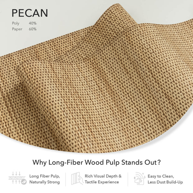 Pecan earthy tones fabric design