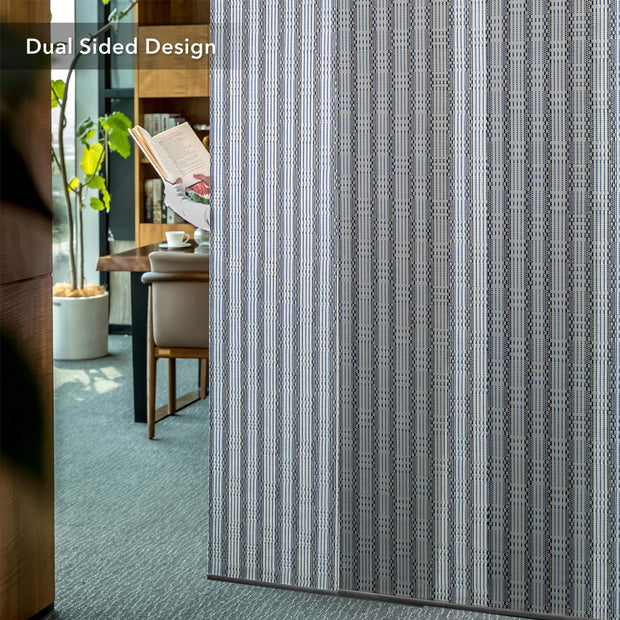 GoDear Room divider with a patterned design in an indoor setting