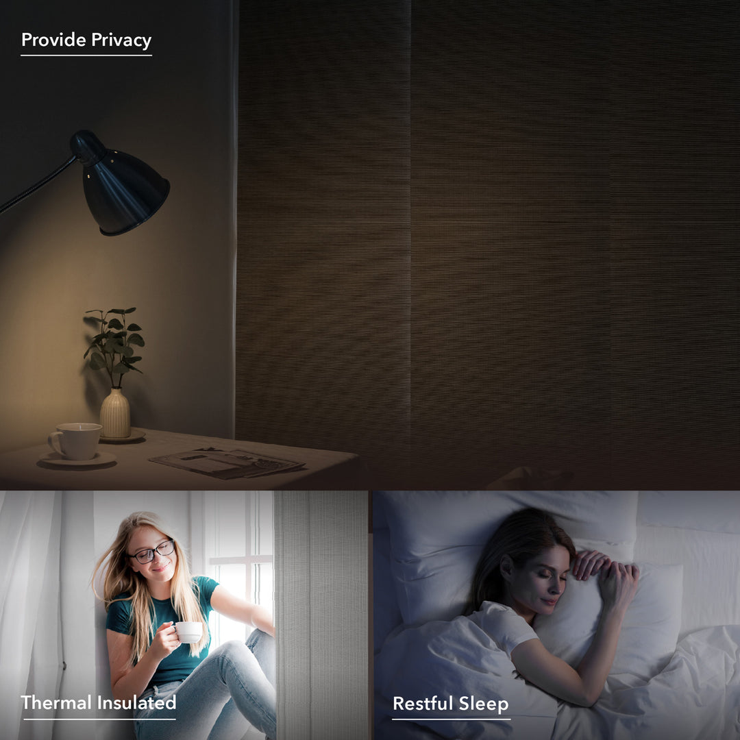 Bali Cottages privacy blinds