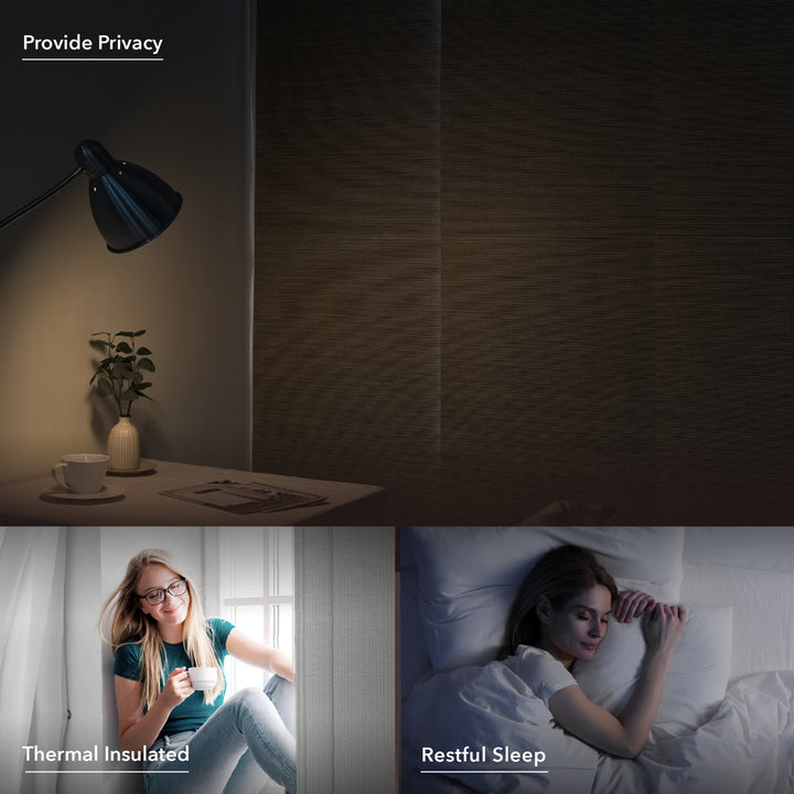 Bali Cottages privacy blinds