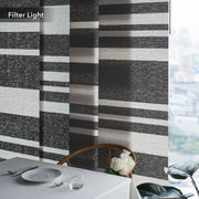 GoDear Design Table setting with flowers against a striped wall.