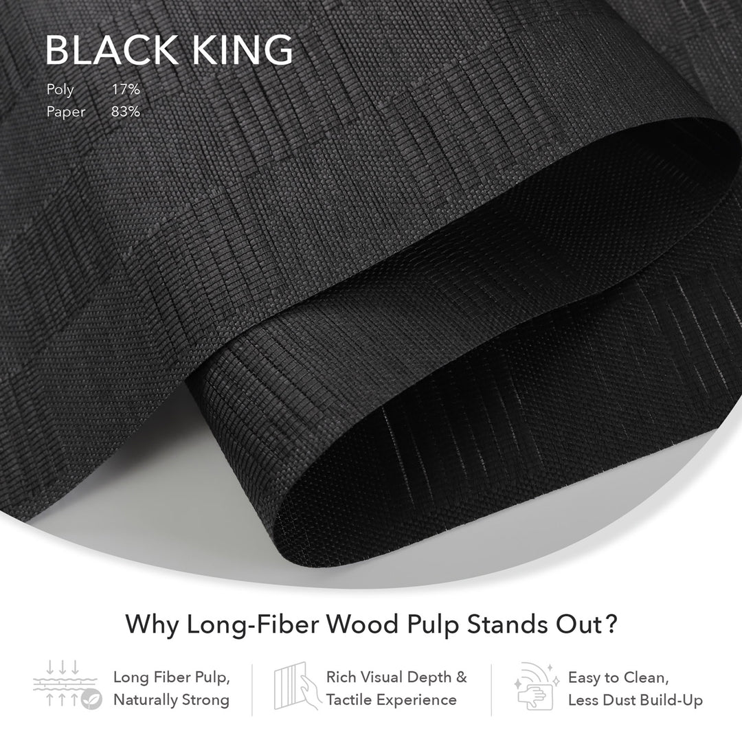Black King natural woven fabrics