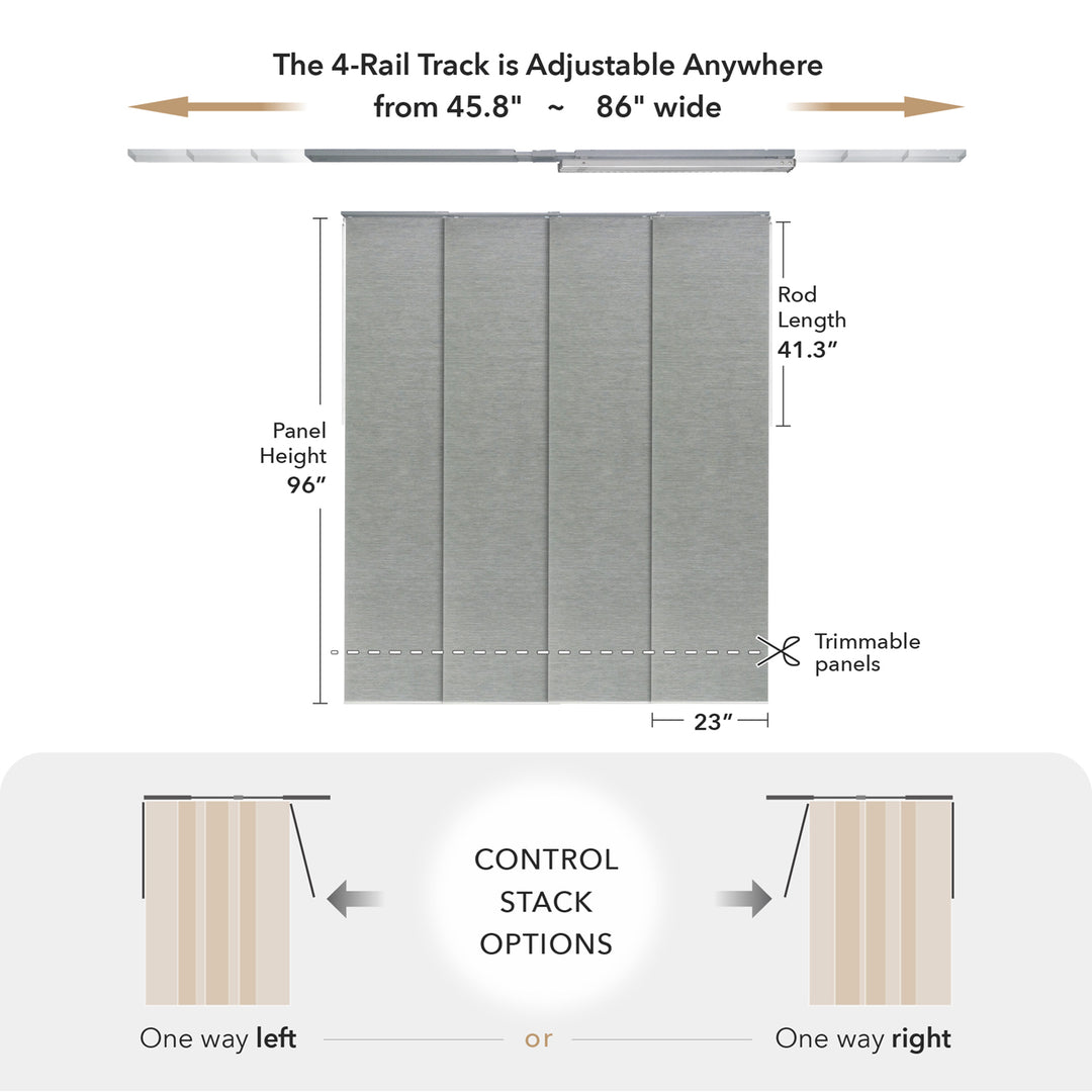 Moon Stone Adjustable Blinds