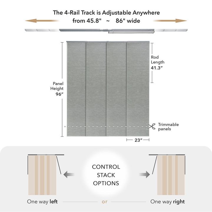 Moon Stone Adjustable Blinds