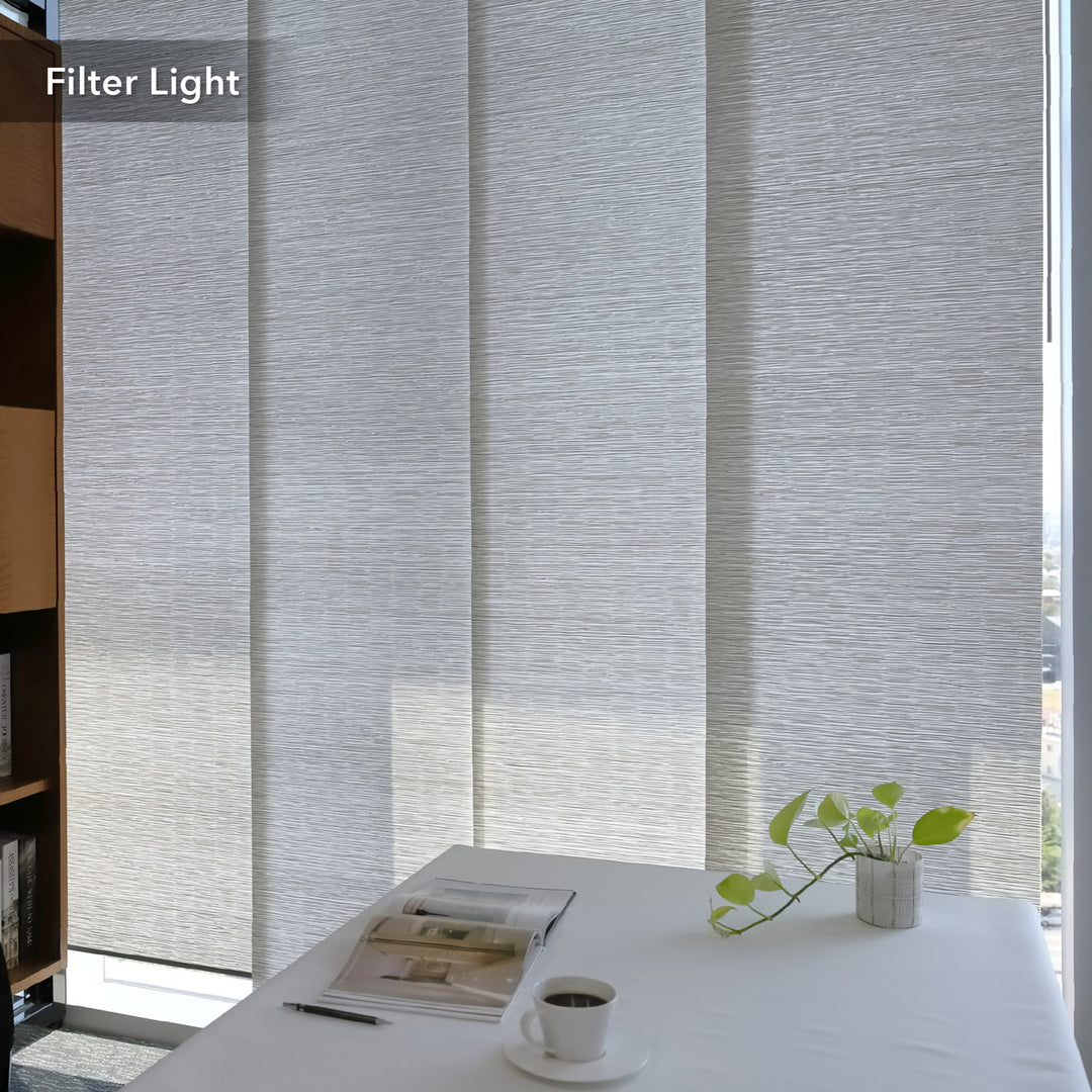 Mica blinds that provide privacy