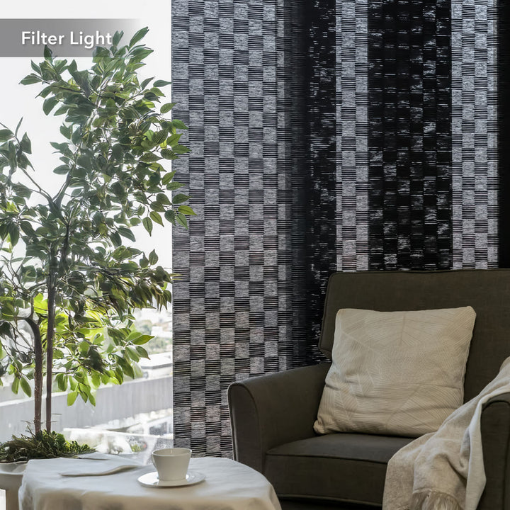 Black King modern window coverings