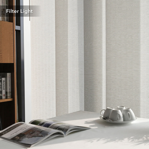 Cirrus white sheer window curtains