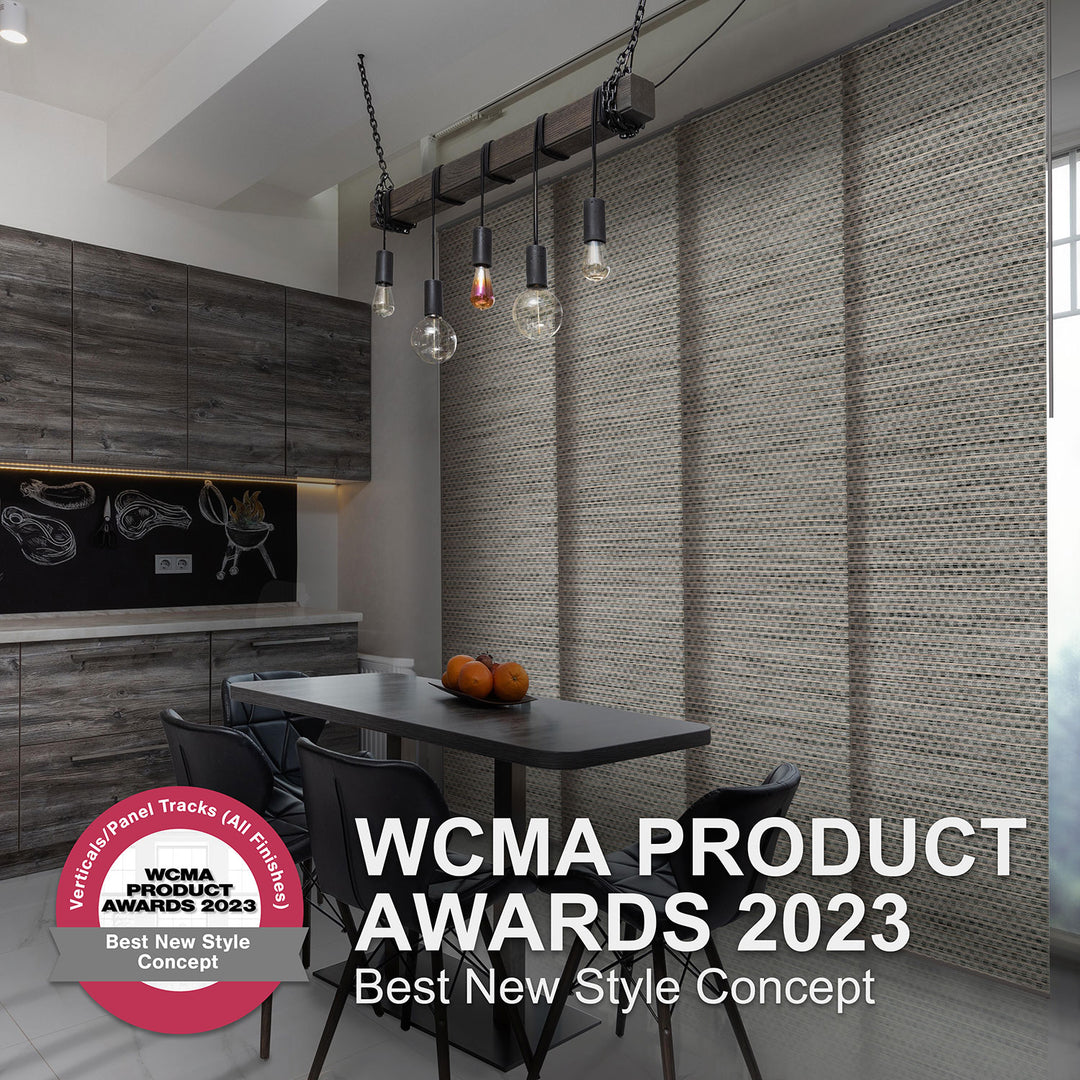 gray and yellow adjustable sliding panels