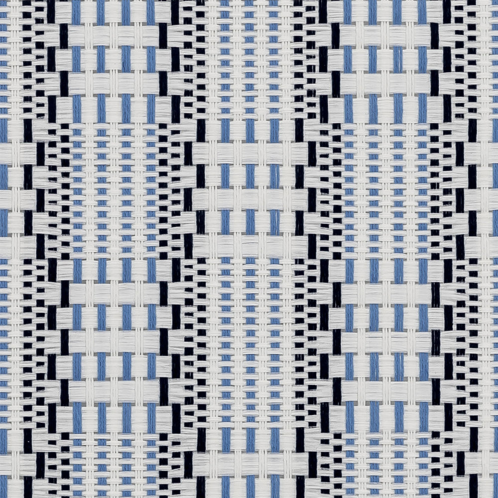 GoDear Patterned fabric with black, blue, and white colors