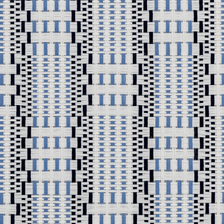 GoDear Patterned fabric with black, blue, and white colors