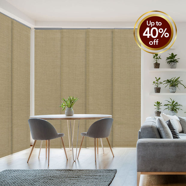 Adjustable Sliding Panels | Semi-Sheer (Dense Weave) | Bubo