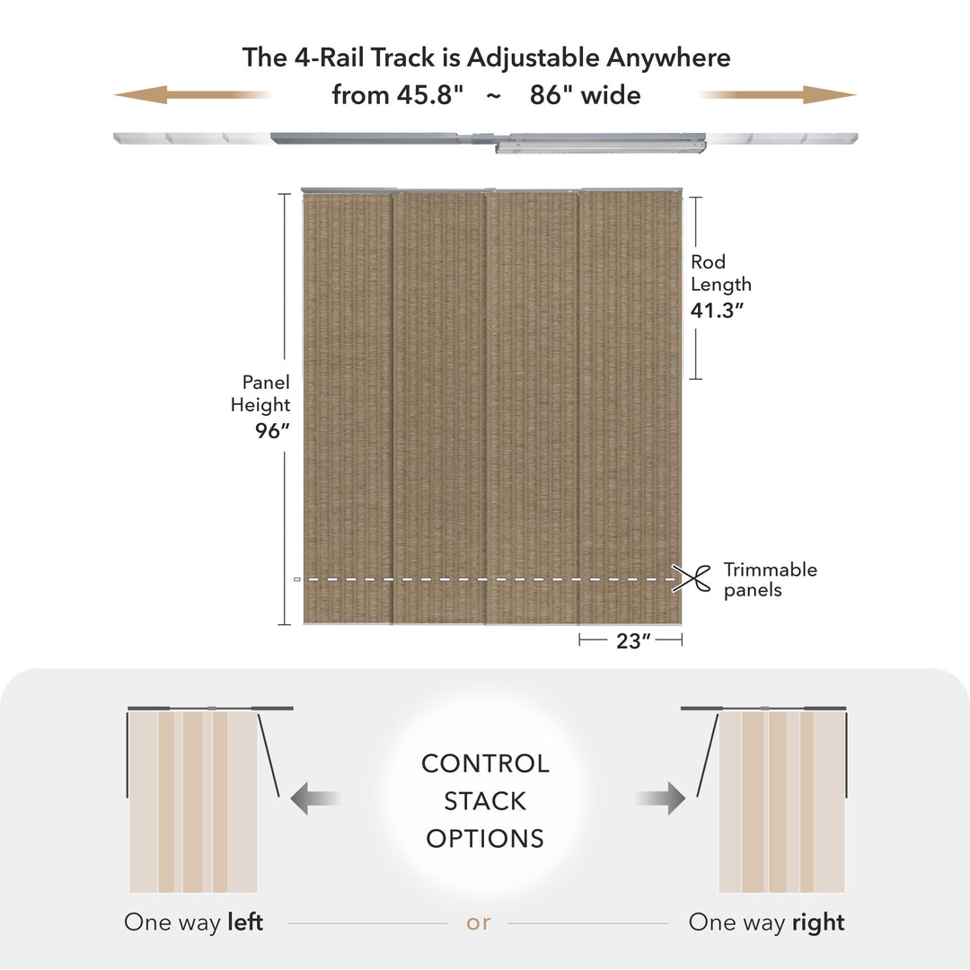 Adjustable Sliding Panels | Light Filtering | Gramineae