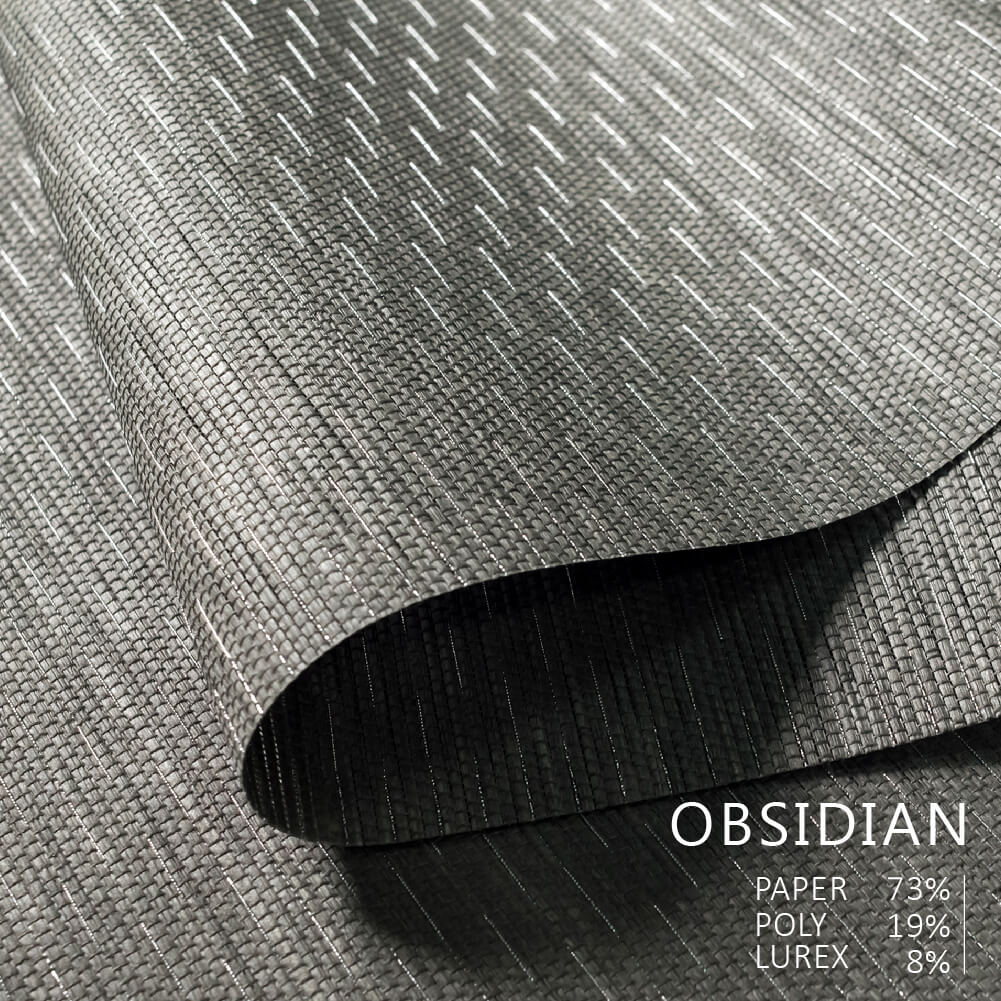 Panel Fabric Set  | Semi-Sheer | Obsidian