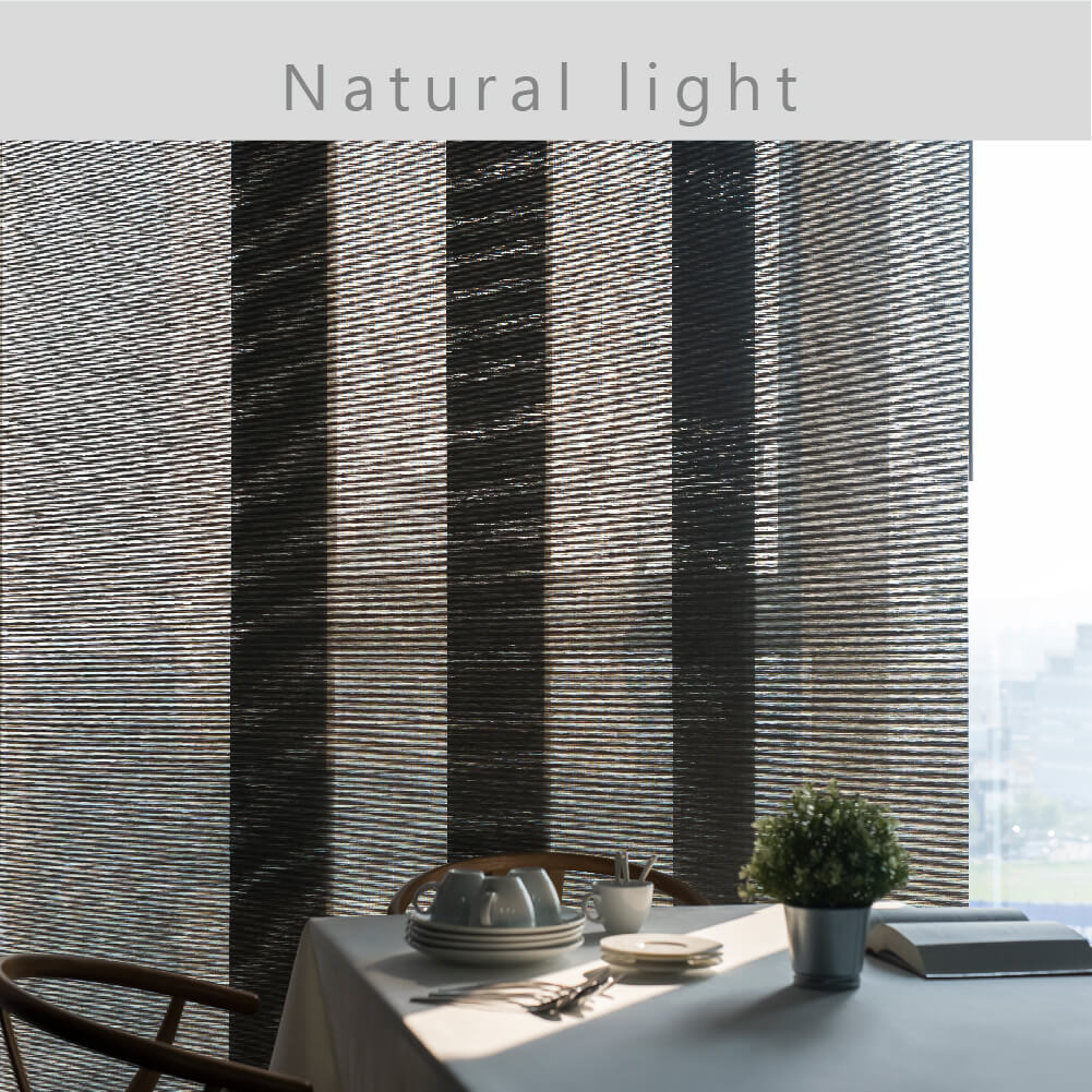 Panel Fabric Set  | Semi-Sheer | Obsidian