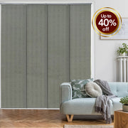 Adjustable Sliding Panels | Semi-Sheer (Sparse Weave)  | Elm