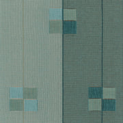 GoDear Textured green fabric with square pattern