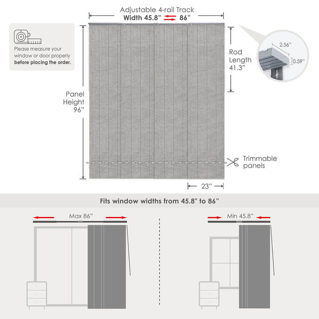 Adjustable Sliding Panels | Thermal Insulated | Airo Luxe