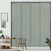 gray brick pattern blinds for patio door