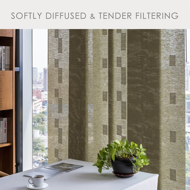 light filtered blinds pattern