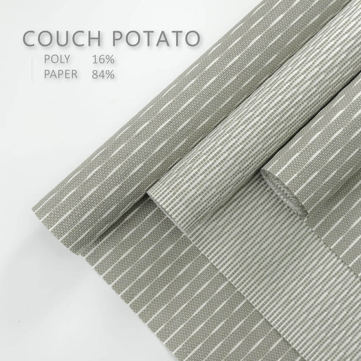 natural woven fabric details