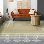 Beige and Brown Rug