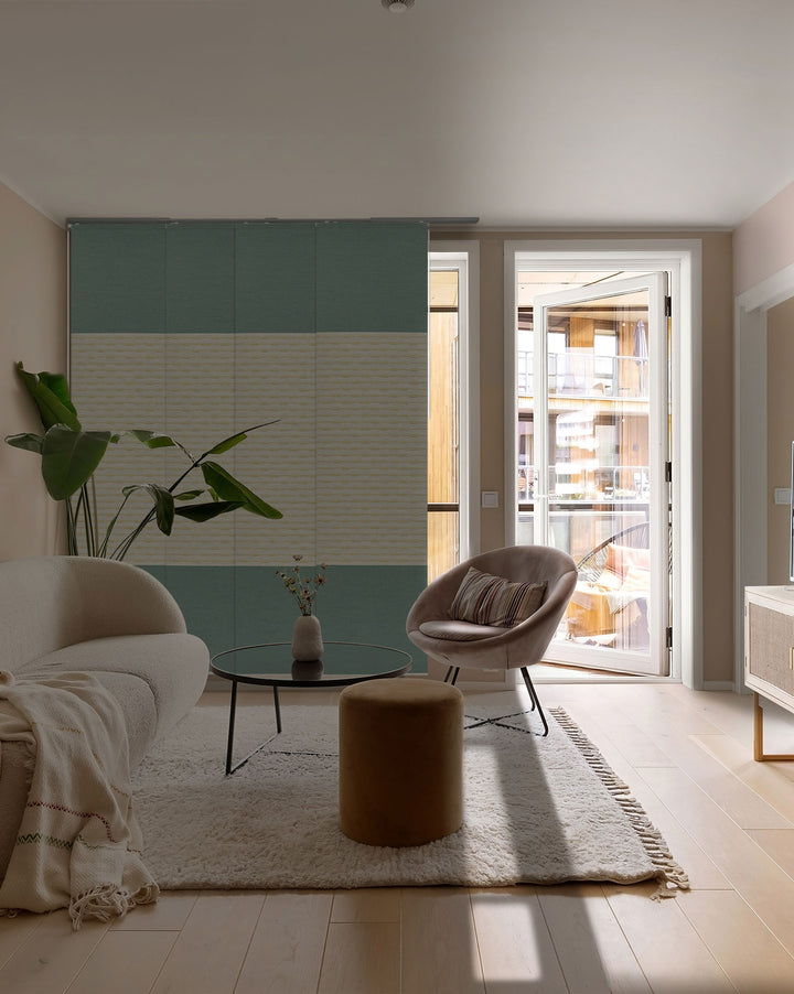 Panel Fabric Set  | 99.99% Blackout | Fern Stitch