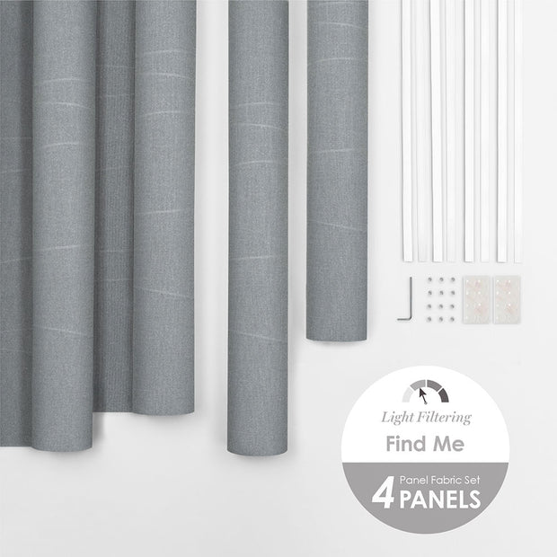 Panel Fabric Set  (4 Panels) | Light Filtering | Find Me