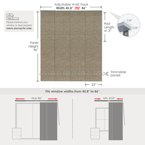 Modern insulated sliding blinds